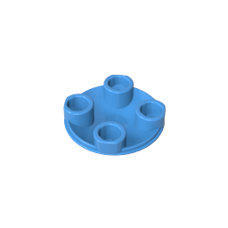 GDS-608 - Plate Round 2 x 2 with Rounded Bottom [Boat Stud]