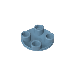 GDS-608 - Plate Round 2 x 2 with Rounded Bottom [Boat Stud]