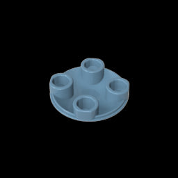GDS-608 - Plate Round 2 x 2 with Rounded Bottom [Boat Stud]