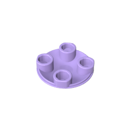 GDS-608 - Plate Round 2 x 2 with Rounded Bottom [Boat Stud]