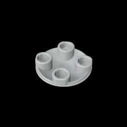 GDS-608 - Plate Round 2 x 2 with Rounded Bottom [Boat Stud]