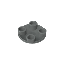 GDS-608 - Plate Round 2 x 2 with Rounded Bottom [Boat Stud]