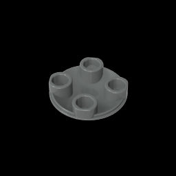 GDS-608 - Plate Round 2 x 2 with Rounded Bottom [Boat Stud]