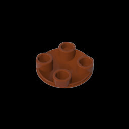 GDS-608 - Plate Round 2 x 2 with Rounded Bottom [Boat Stud]