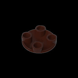 GDS-608 - Plate Round 2 x 2 with Rounded Bottom [Boat Stud]
