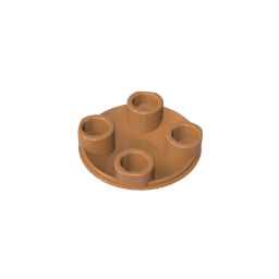 GDS-608 - Plate Round 2 x 2 with Rounded Bottom [Boat Stud]