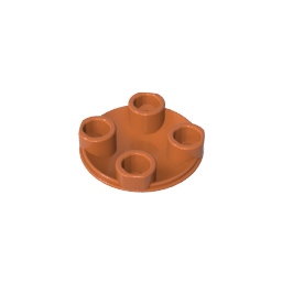 GDS-608 - Plate Round 2 x 2 with Rounded Bottom [Boat Stud]