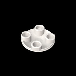 GDS-608 - Plate Round 2 x 2 with Rounded Bottom [Boat Stud]