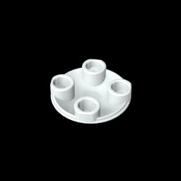 GDS-608 - Plate Round 2 x 2 with Rounded Bottom [Boat Stud]