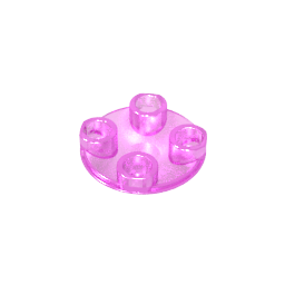 GDS-608 - Plate Round 2 x 2 with Rounded Bottom [Boat Stud]