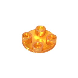 GDS-608 - Plate Round 2 x 2 with Rounded Bottom [Boat Stud]