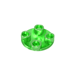 GDS-608 - Plate Round 2 x 2 with Rounded Bottom [Boat Stud]
