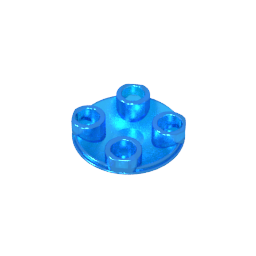 GDS-608 - Plate Round 2 x 2 with Rounded Bottom [Boat Stud]