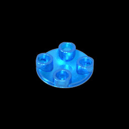 GDS-608 - Plate Round 2 x 2 with Rounded Bottom [Boat Stud]