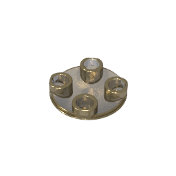 GDS-608 - Plate Round 2 x 2 with Rounded Bottom [Boat Stud]