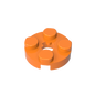 GDS-609 - Plate Round 2 x 2 with Axle Hole Type 1 (+ Opening)