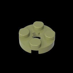 GDS-609 - Plate Round 2 x 2 with Axle Hole Type 1 (+ Opening)