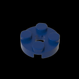 GDS-609 - Plate Round 2 x 2 with Axle Hole Type 1 (+ Opening)