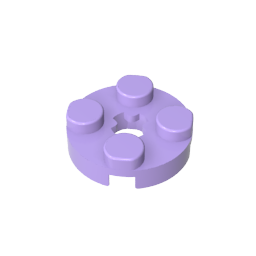 GDS-609 - Plate Round 2 x 2 with Axle Hole Type 1 (+ Opening)