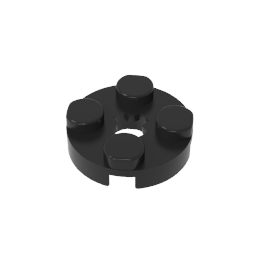 GDS-609 - Plate Round 2 x 2 with Axle Hole Type 1 (+ Opening)