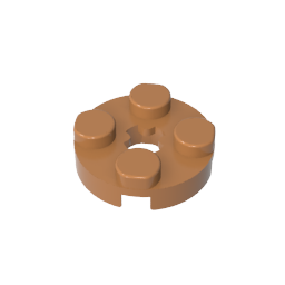 GDS-609 - Plate Round 2 x 2 with Axle Hole Type 1 (+ Opening)