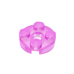 GDS-609 - Plate Round 2 x 2 with Axle Hole Type 1 (+ Opening)