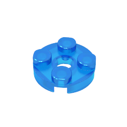 GDS-609 - Plate Round 2 x 2 with Axle Hole Type 1 (+ Opening)