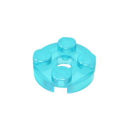 GDS-609 - Plate Round 2 x 2 with Axle Hole Type 1 (+ Opening)