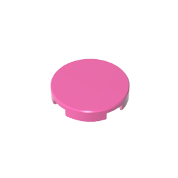 GDS-611 - Tile Round 2 x 2 with Bottom Stud Holder