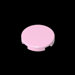 GDS-611 - Tile Round 2 x 2 with Bottom Stud Holder