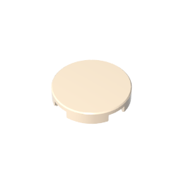 GDS-611 - Tile Round 2 x 2 with Bottom Stud Holder