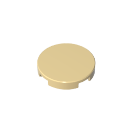 GDS-611 - Tile Round 2 x 2 with Bottom Stud Holder