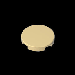 GDS-611 - Tile Round 2 x 2 with Bottom Stud Holder