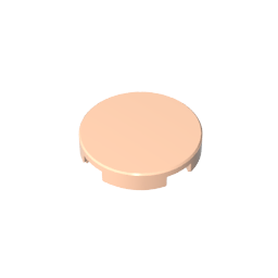 GDS-611 - Tile Round 2 x 2 with Bottom Stud Holder