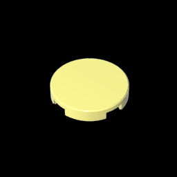 GDS-611 - Tile Round 2 x 2 with Bottom Stud Holder