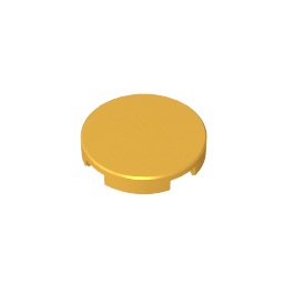 GDS-611 - Tile Round 2 x 2 with Bottom Stud Holder