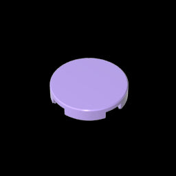 GDS-611 - Tile Round 2 x 2 with Bottom Stud Holder
