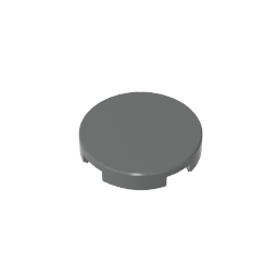 GDS-611 - Tile Round 2 x 2 with Bottom Stud Holder