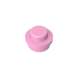 GDS-615 - Plate Round 1 x 1 with Solid Stud