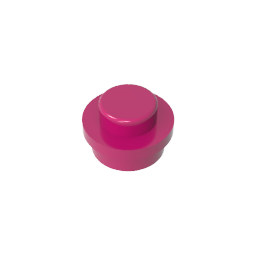 GDS-615 - Plate Round 1 x 1 with Solid Stud