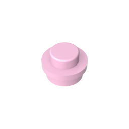 GDS-615 - Plate Round 1 x 1 with Solid Stud
