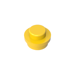 GDS-615 - Plate Round 1 x 1 with Solid Stud