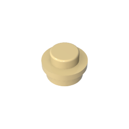 GDS-615 - Plate Round 1 x 1 with Solid Stud
