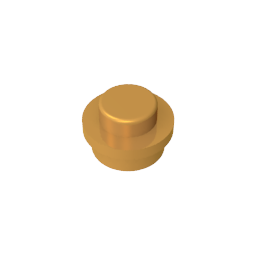 GDS-615 - Plate Round 1 x 1 with Solid Stud