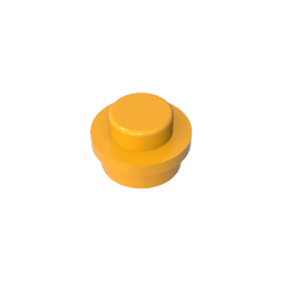 GDS-615 - Plate Round 1 x 1 with Solid Stud