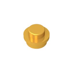 GDS-615 - Plate Round 1 x 1 with Solid Stud