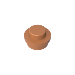 GDS-615 - Plate Round 1 x 1 with Solid Stud