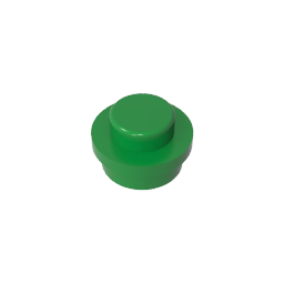 GDS-615 - Plate Round 1 x 1 with Solid Stud
