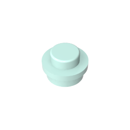 GDS-615 - Plate Round 1 x 1 with Solid Stud