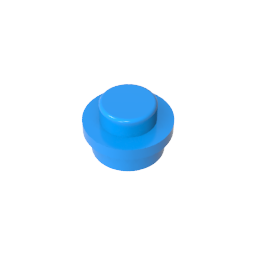 GDS-615 - Plate Round 1 x 1 with Solid Stud